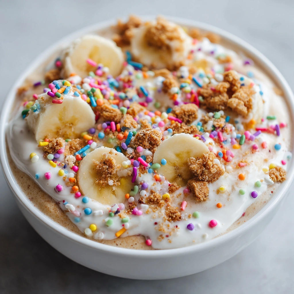Frosted Sugar Cookie Smoothie Bowl for a Sweet Start!