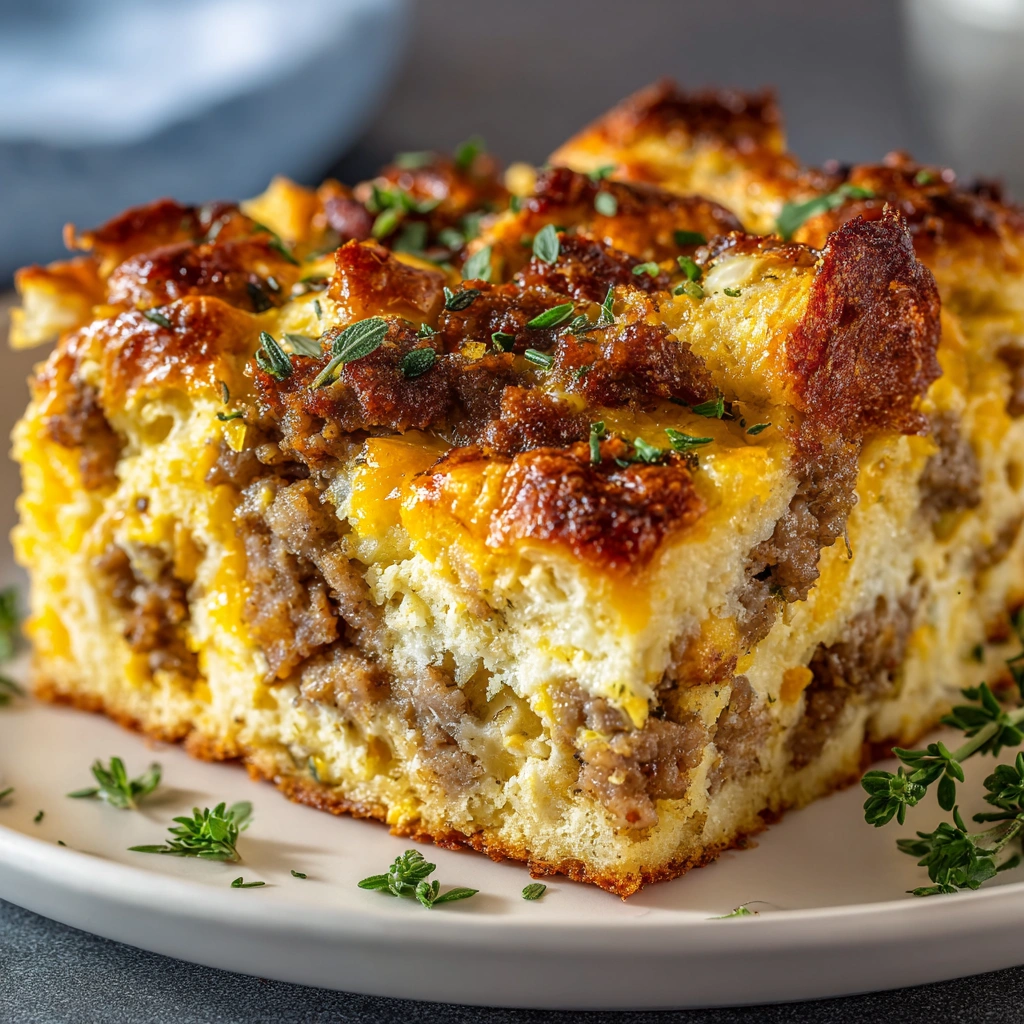 Sausage and Sage Breakfast Casserole that Wows Every Morning