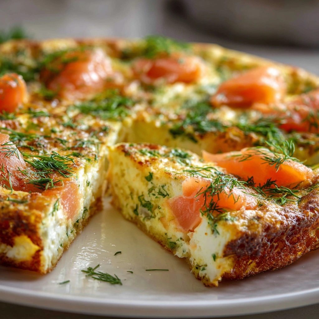 Smoked Salmon and Dill Frittata: A Delicious Breakfast Delight!