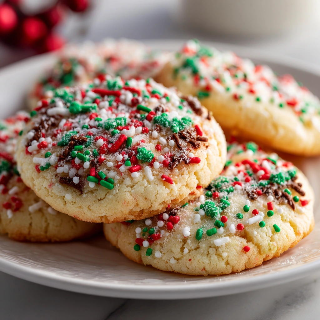 The Softest Holiday Sprinkle Sugar Cookies You Must Try!