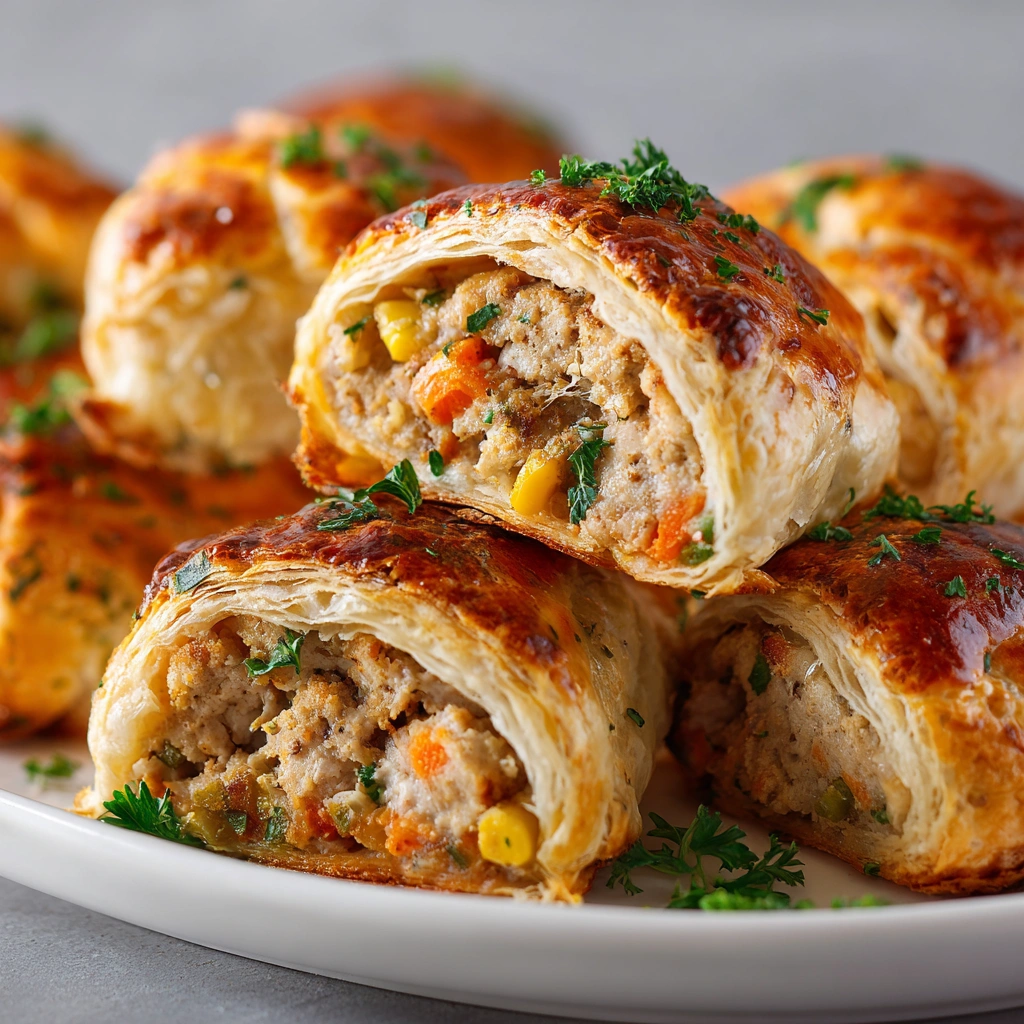 Chicken and Veggie Sausage Rolls: A Delicious Twist Awaits!