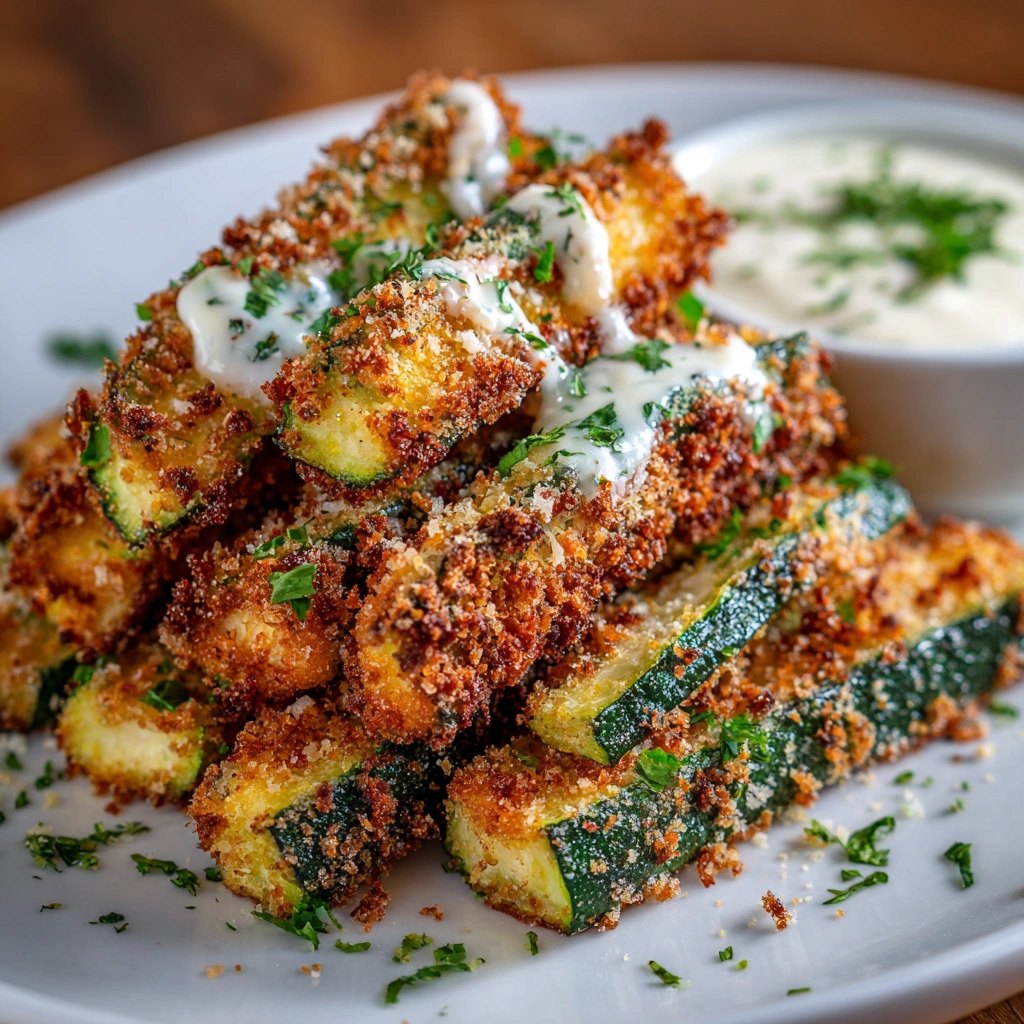 Crispy Baked Zucchini Fries with Creamy Dip You’ll Love!