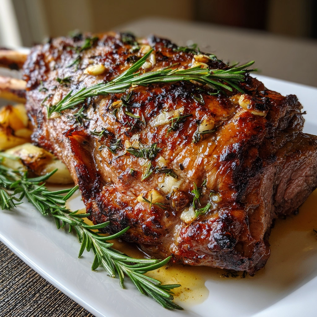 Roast Leg of Lamb with Garlic and Rosemary: Perfectly Tender!