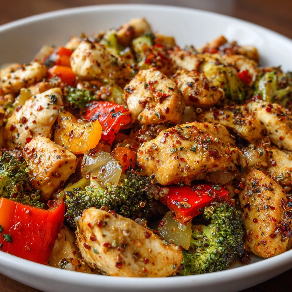 Spicy Chicken & Veggie Meal Prep Filling That Energizes You!