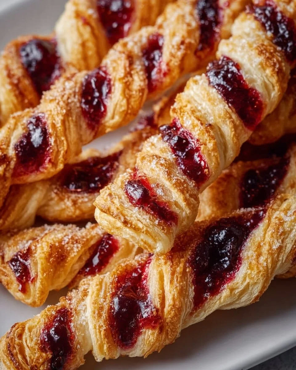 Berry Puff Twists