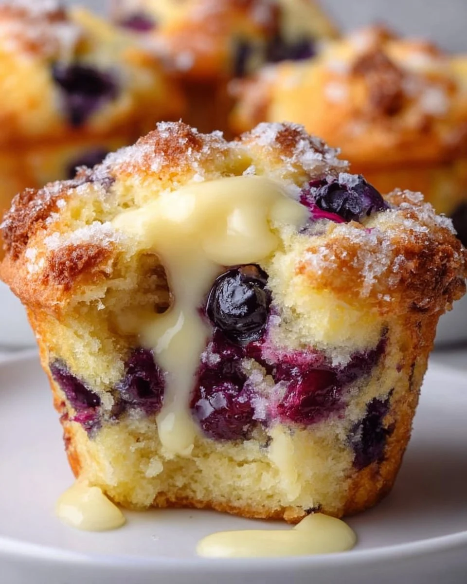 Blueberry Cream Cheese Muffins
