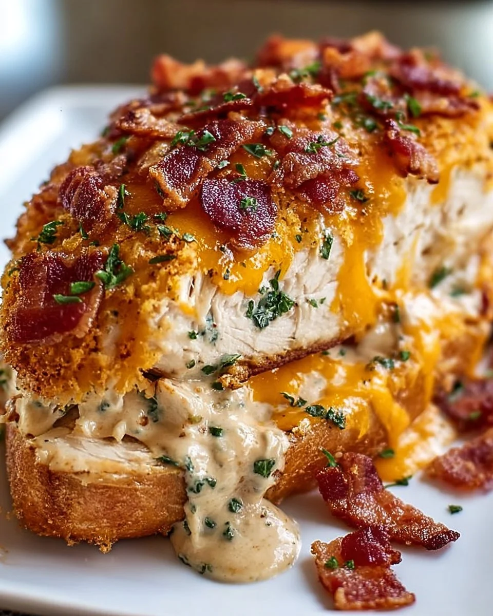 Cheddar Bacon Ranch Chicken Melt