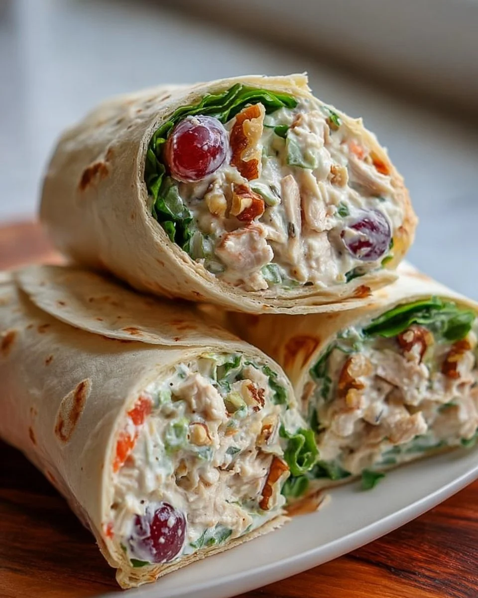 Creamy Chicken Salad Wrap