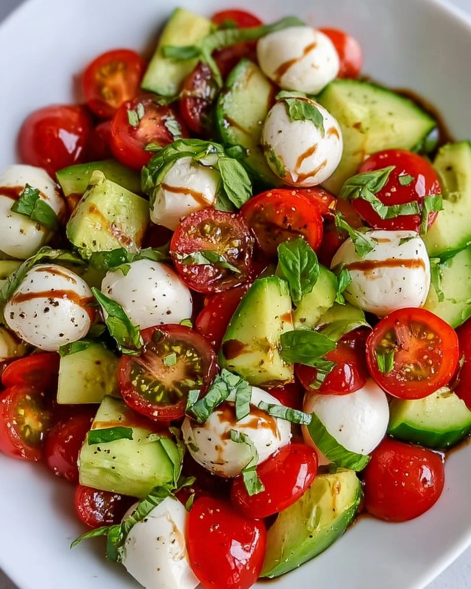 Cucumber Mozzarella Salad
