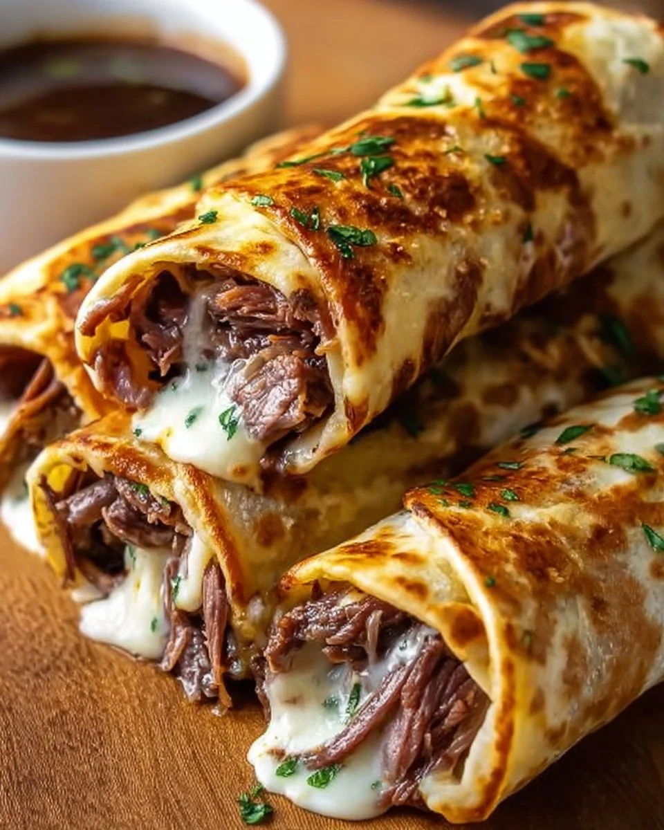 Delicious French Dip Tortilla Roll Ups for Quick Comfort Food