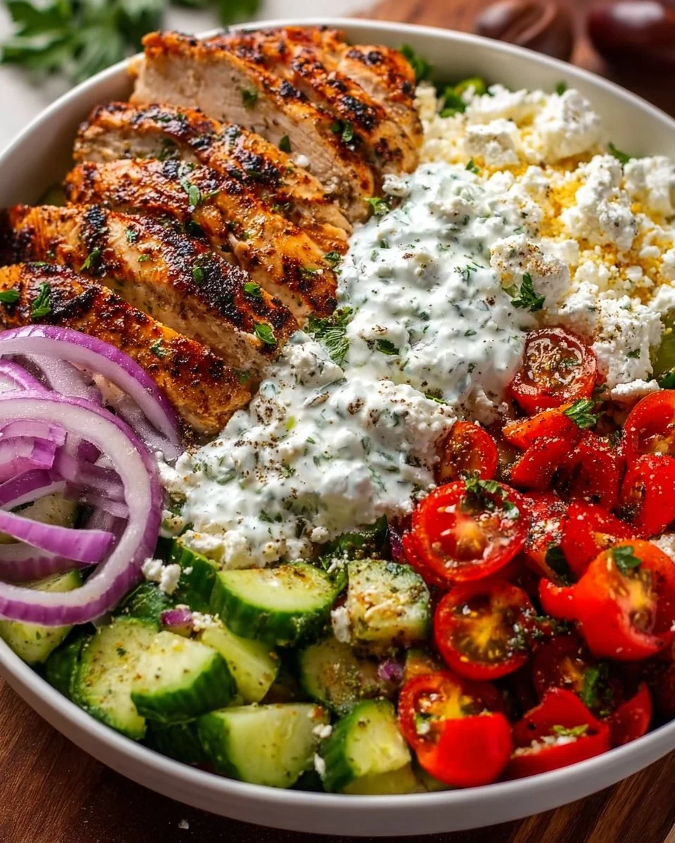 Greek Chicken Bowls
