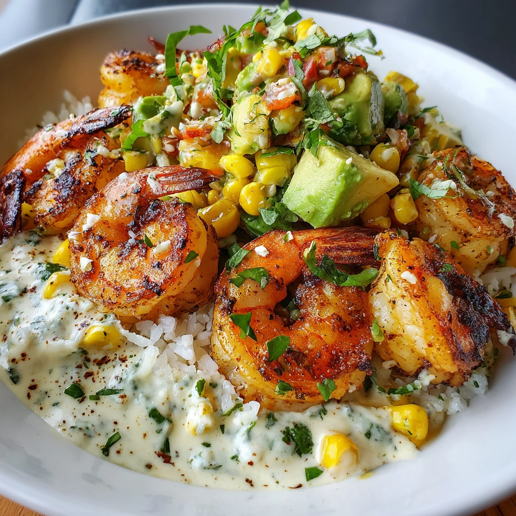 Grilled Shrimp Bowl with Avocado: A Flavorful Delight!