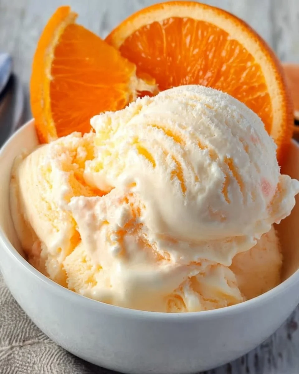 Orange Ice Cream