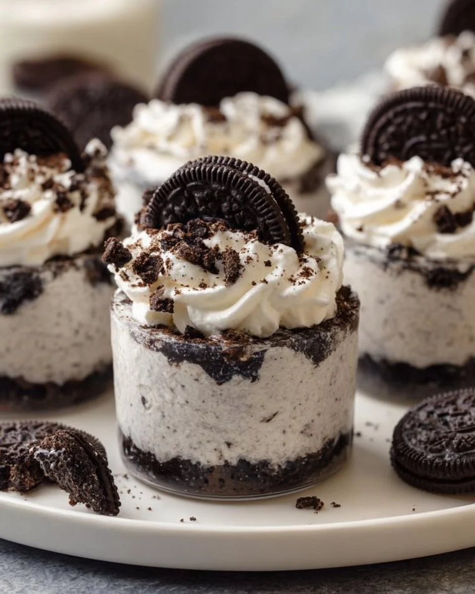 Oreo No-Bake Cheesecake Cups