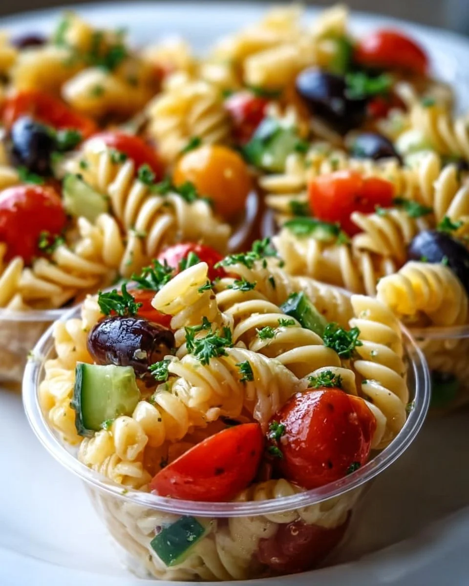 Pasta Salad Cups Recipe