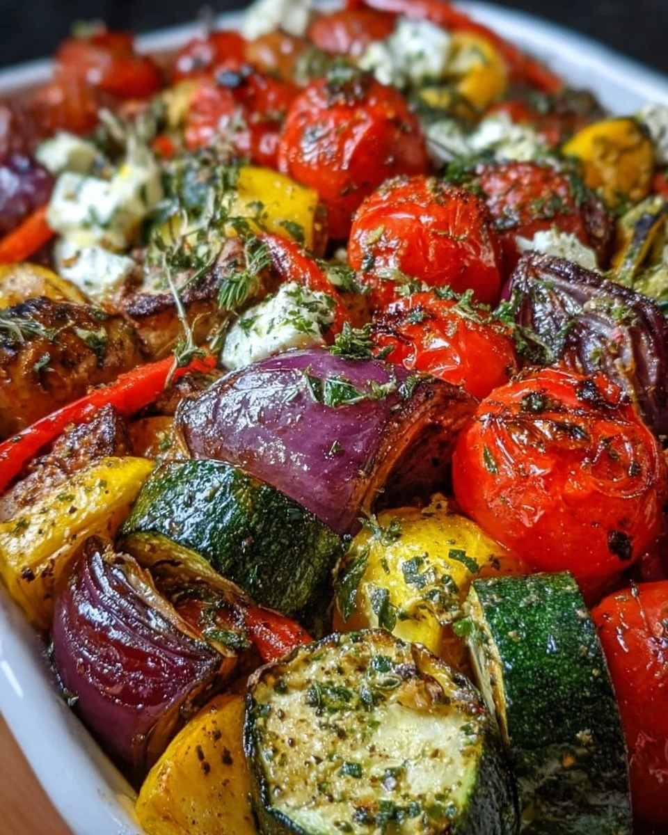 Roasted Mediterranean Greek Vegetables