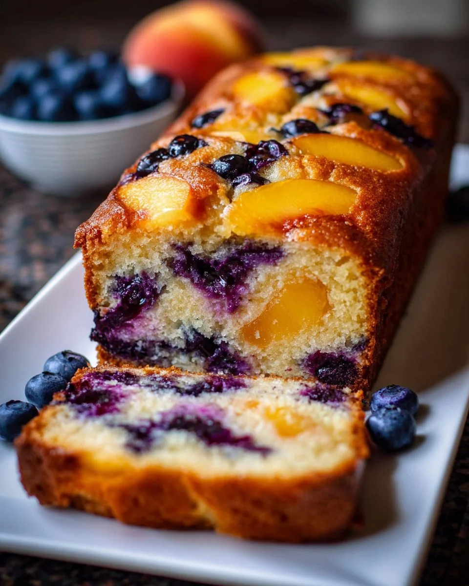 Blueberry Peach Bread