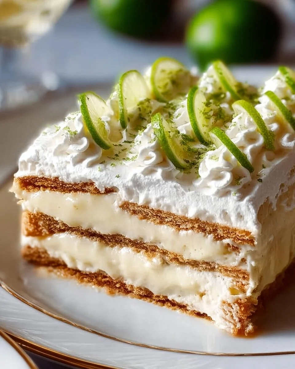Carlota of Lime (Lime Icebox Cake)