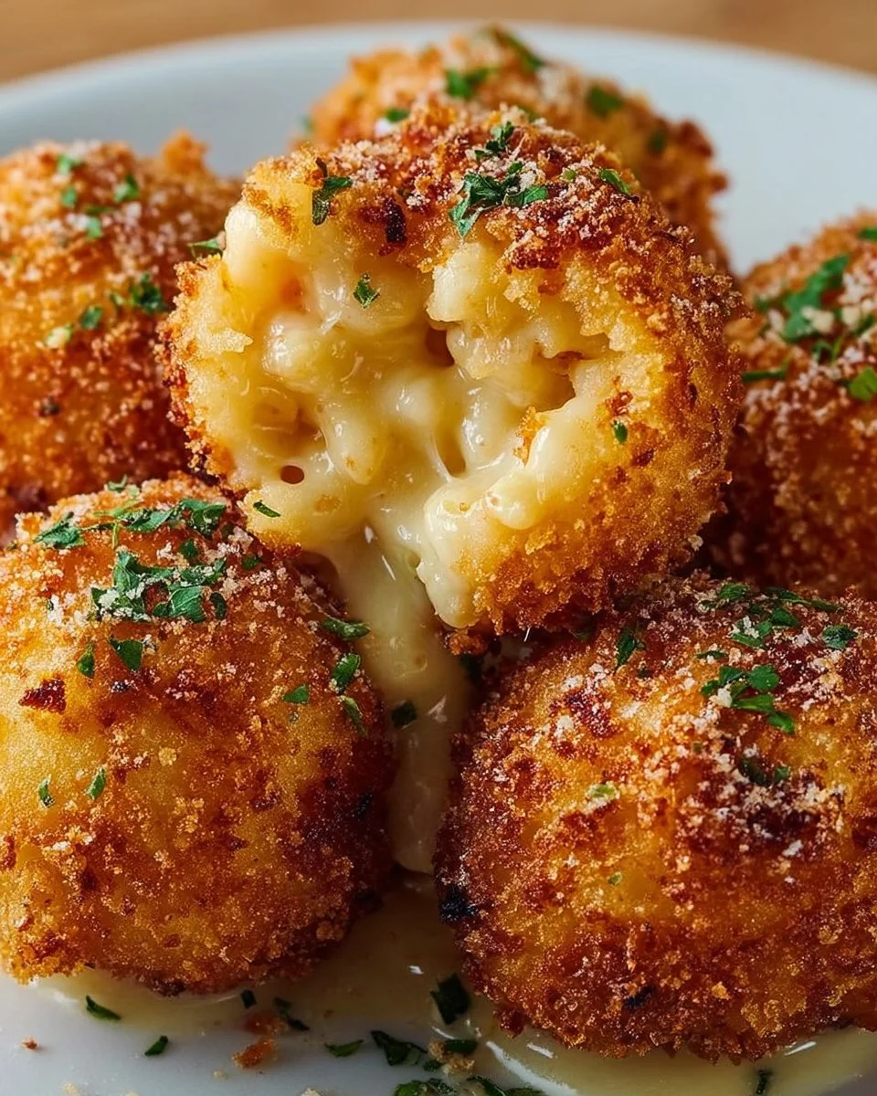 Air Fryer Fried Macaroni and Cheese Balls from Cheesecake Factory