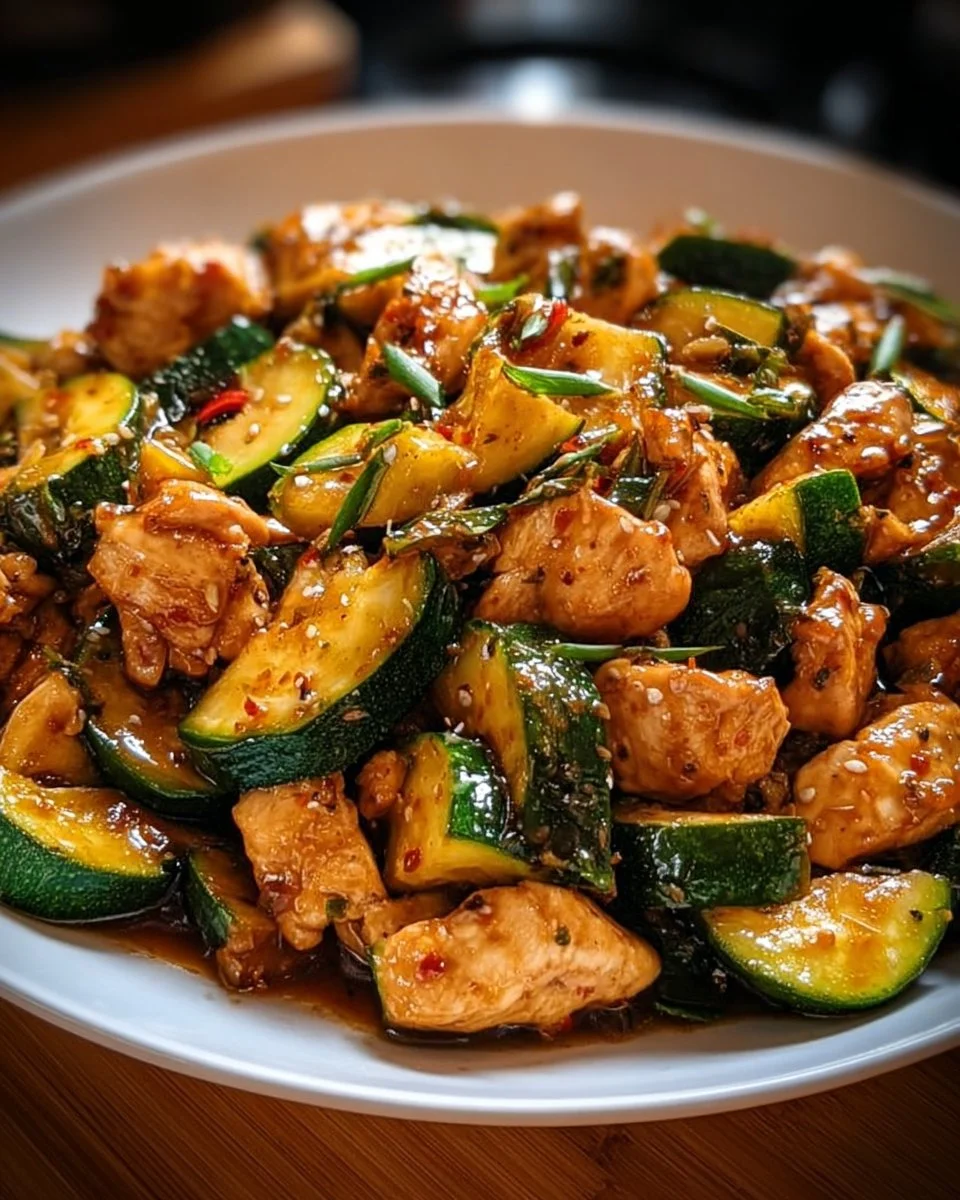 Chicken Zucchini Stir Fry