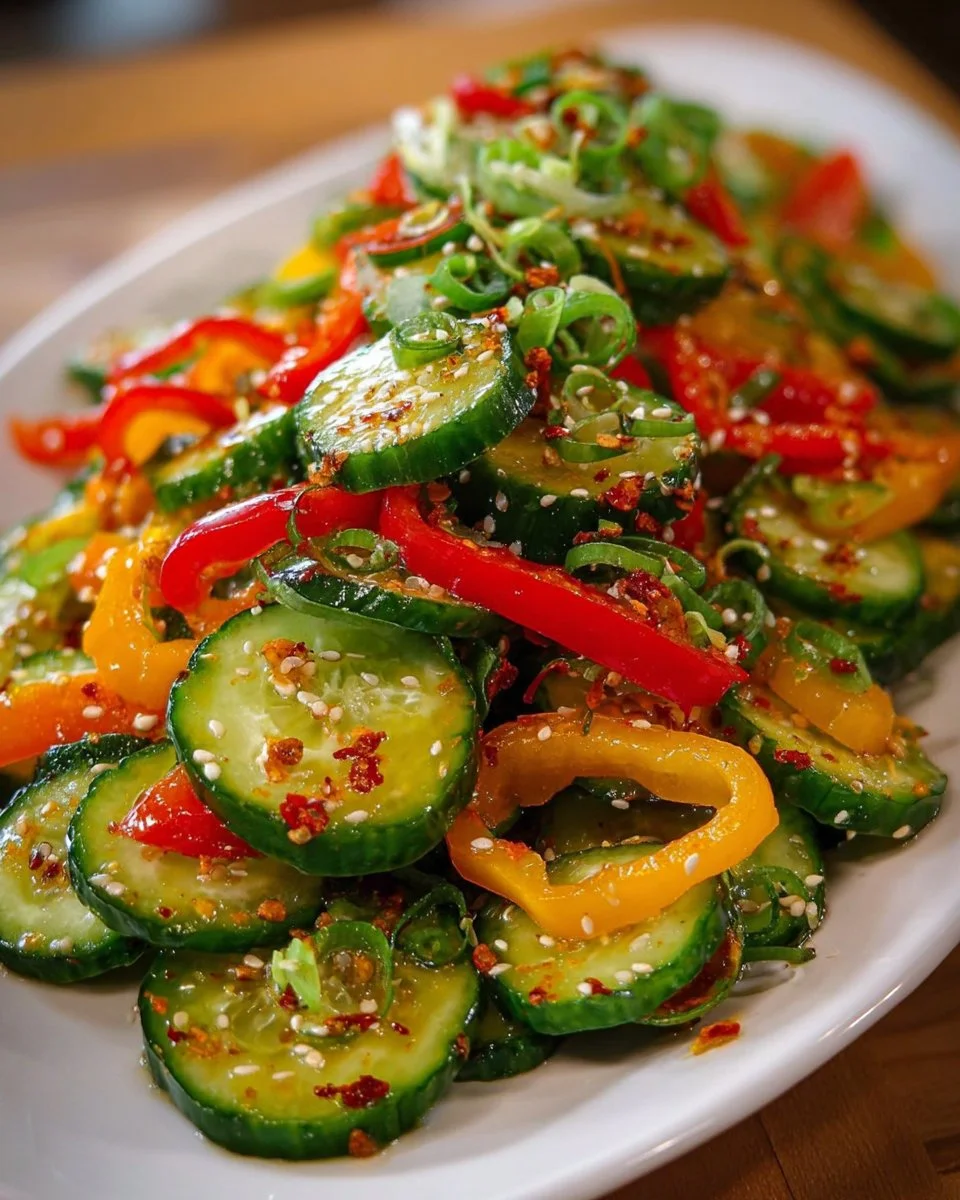 Cucumber Sweet Pepper Salad
