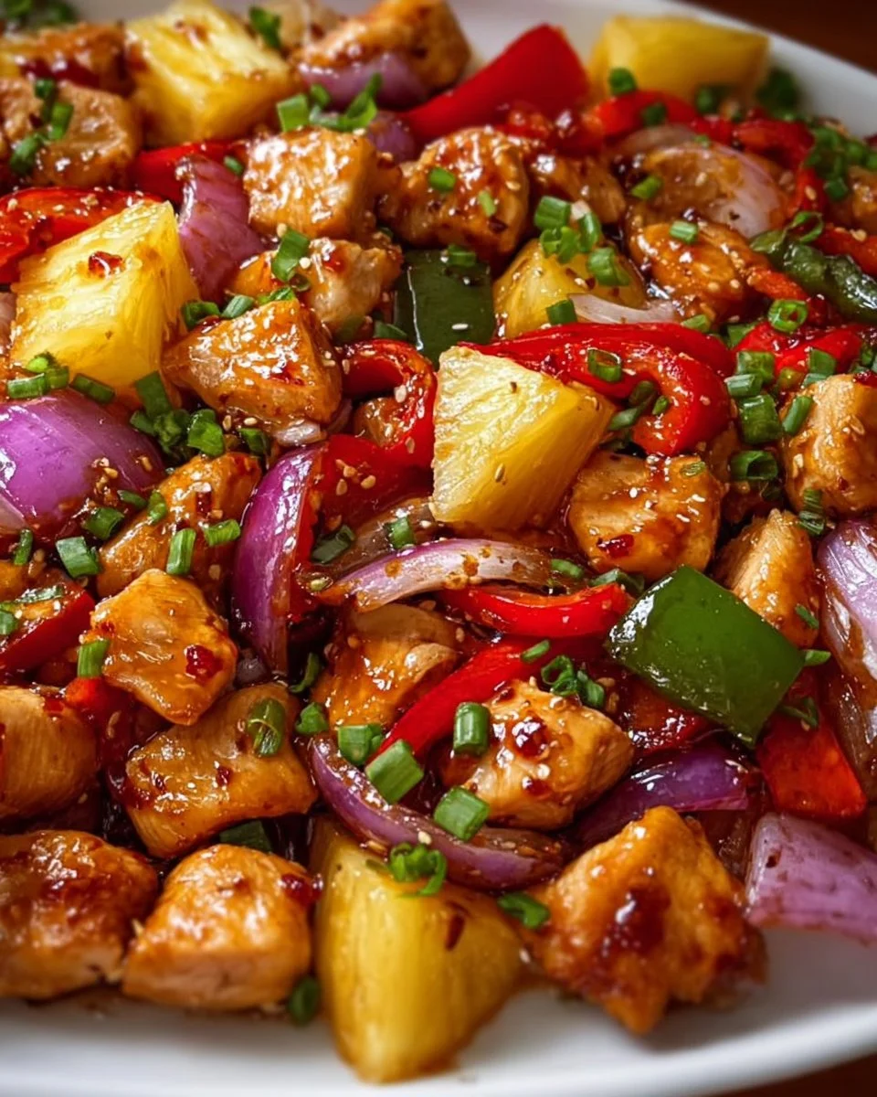 Hawaiian Chicken Sheet Pan