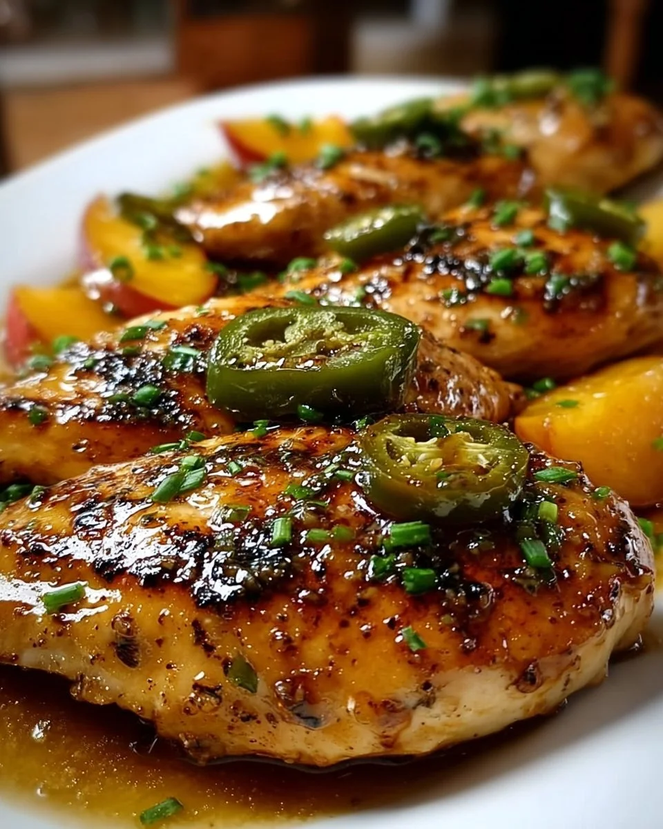Jalapeno Peach Chicken