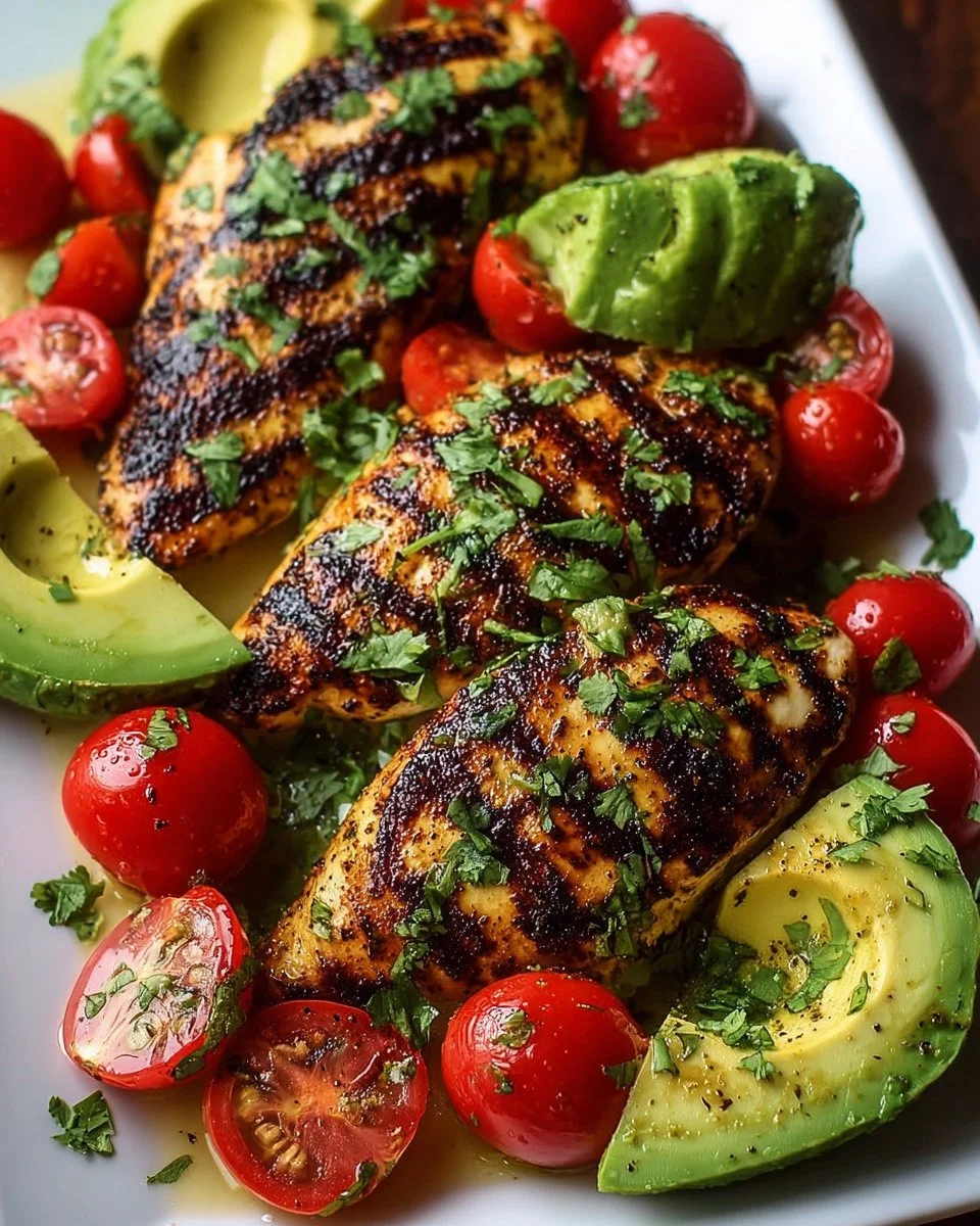 Juicy Grilled California Avocado Chicken