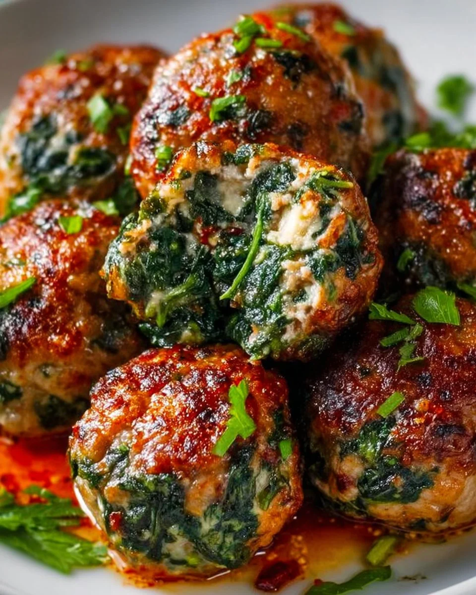 Spinach Garlic Meatballs Recipe Everyone Will Love
