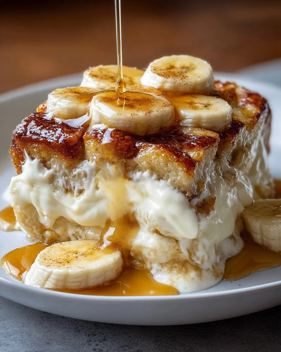 Banana Cream Cheese Cobbler