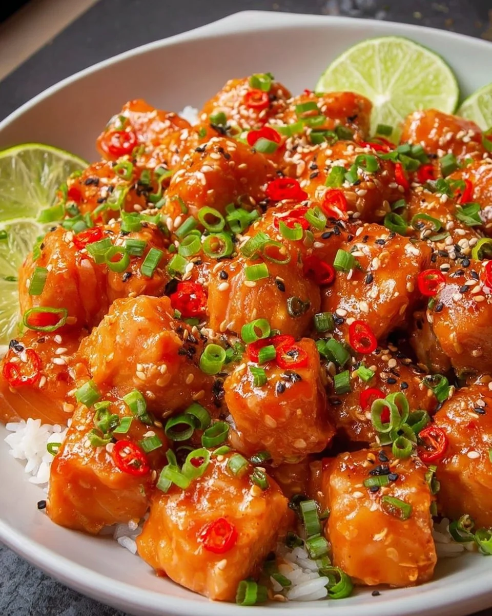 Bang Bang Salmon Bites