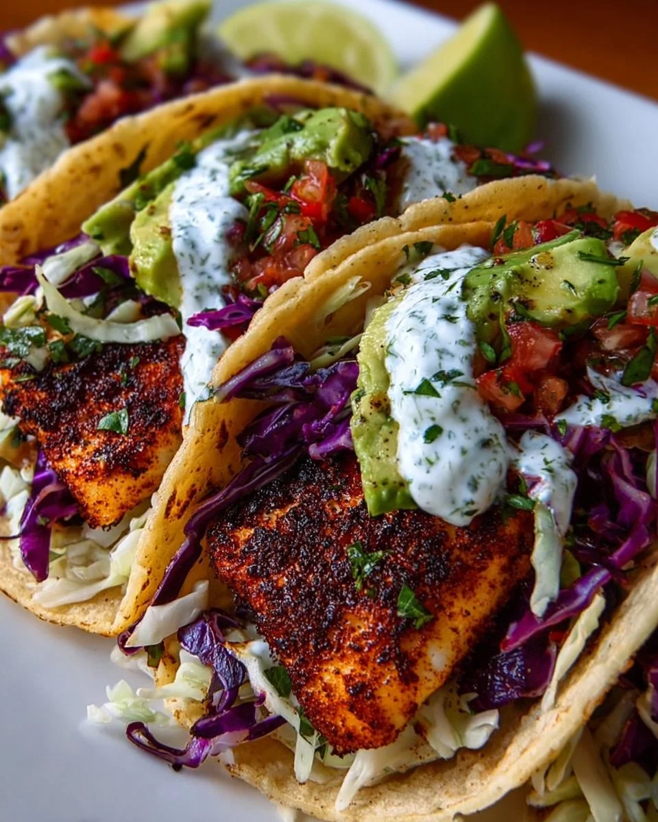 Blackened Fish Tacos