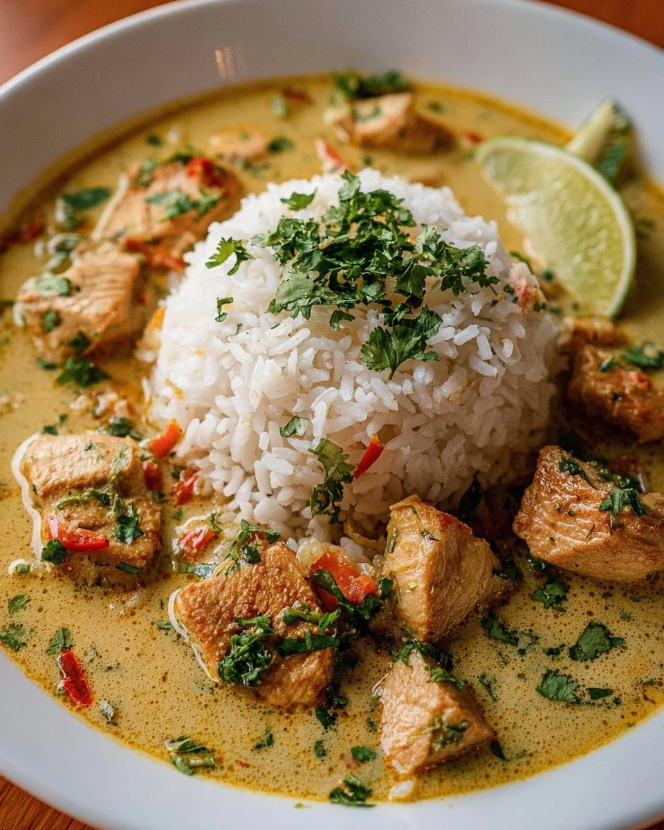 Coconut Chicken Brothy Rice