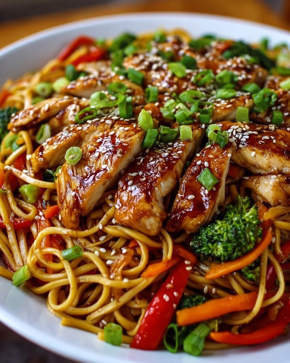 Delicious Chicken Teriyaki Noodles
