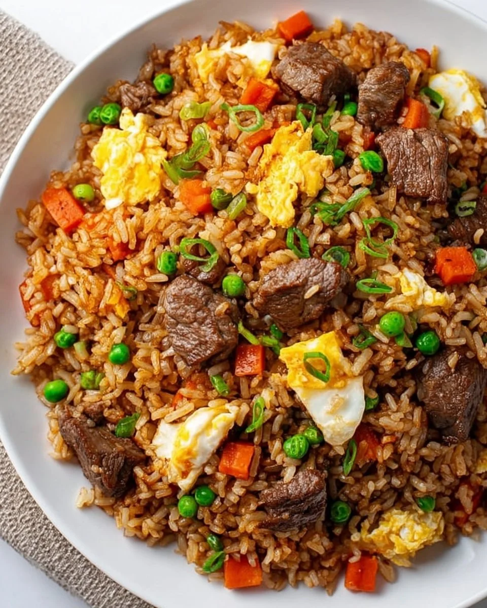 Easy Beef Fried Rice with Eggs