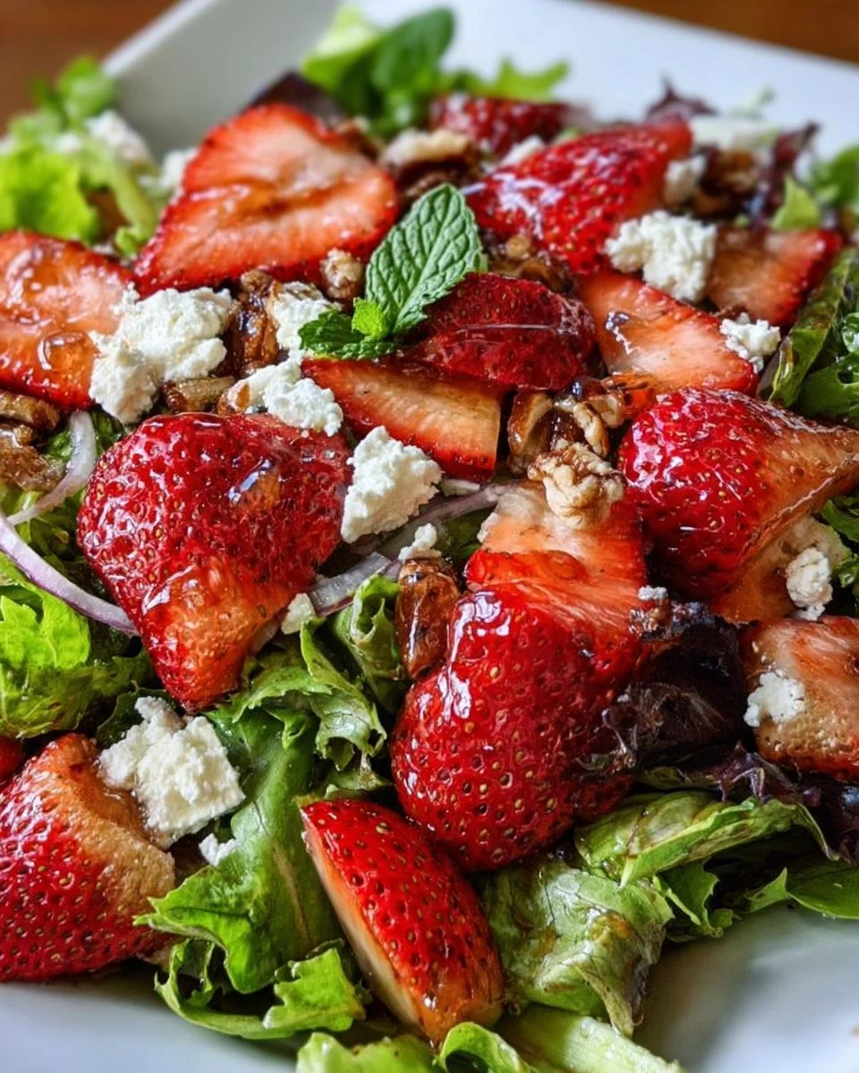 Grandma’s Strawberry Feta Salad