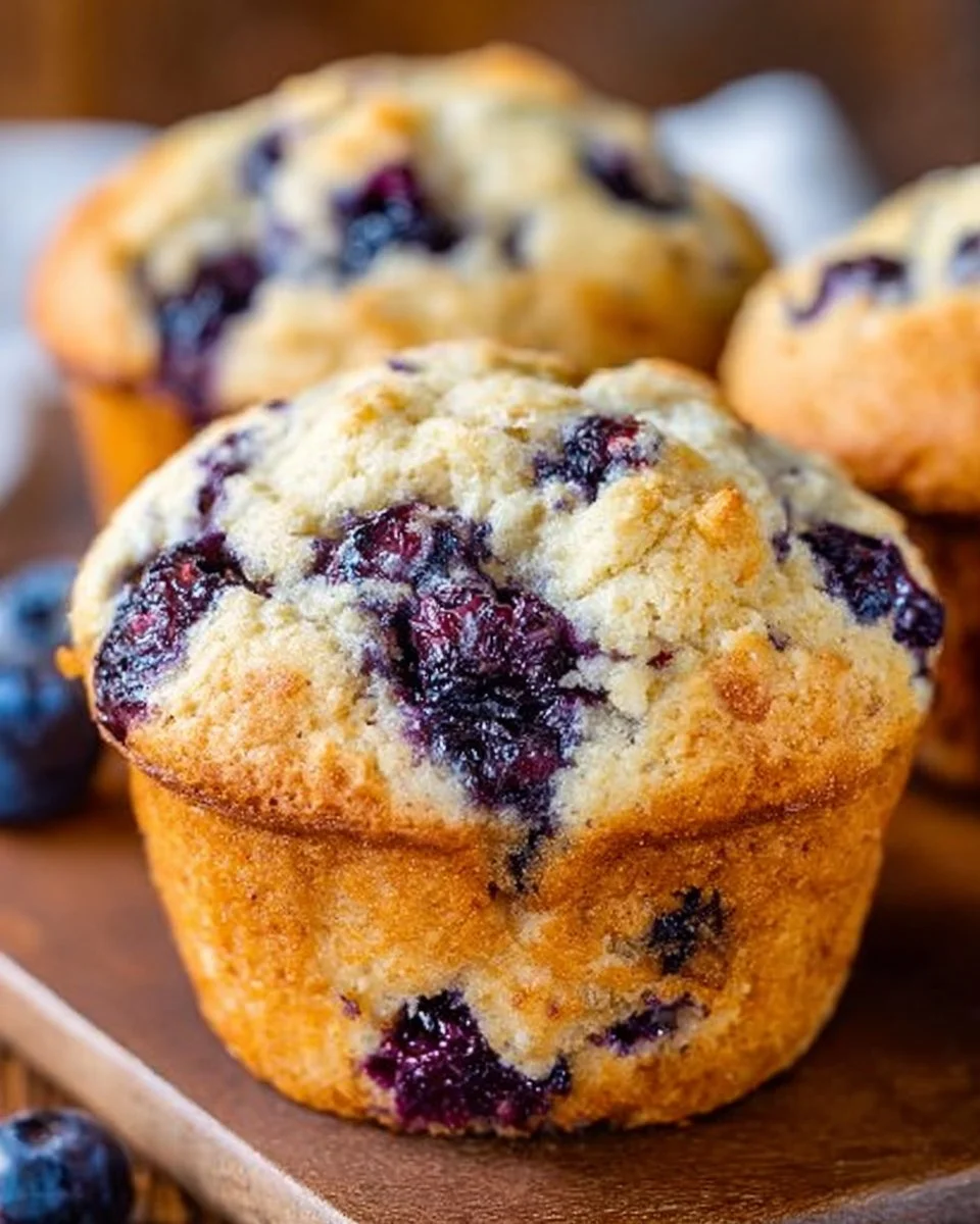 Healthy Blueberry Muffins