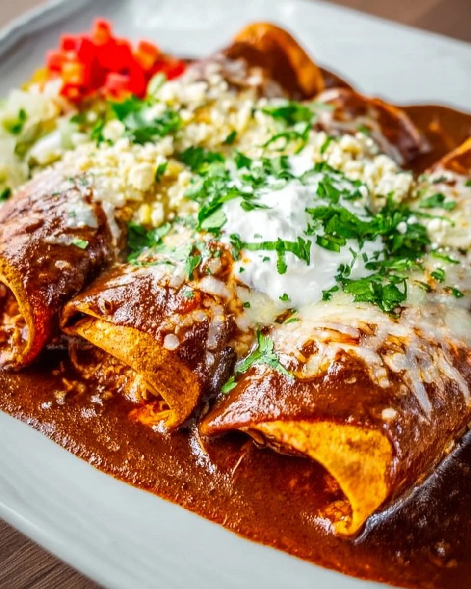 Mexican Mole Enchiladas