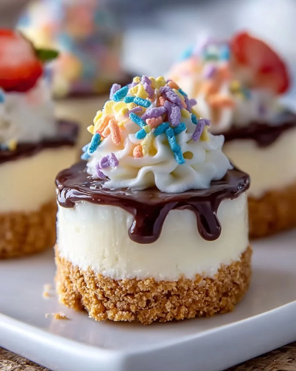 No-Bake Mini Cheesecakes