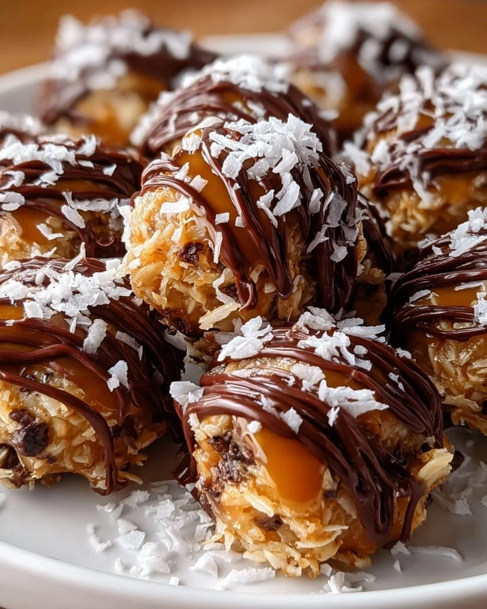 No-Bake Samoa Cookie Bites