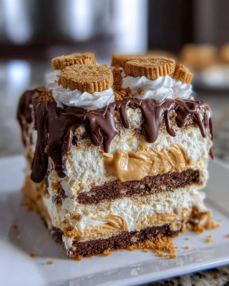 Peanut Butter Icebox Cake