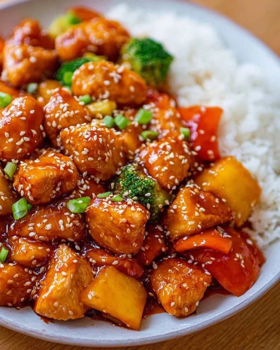 Sweet and Sour Chicken Stir Fry