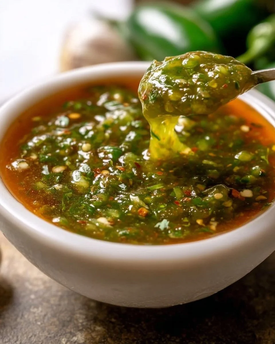 Bottles of zesty homemade jalapeño lime hot sauce on a kitchen counter