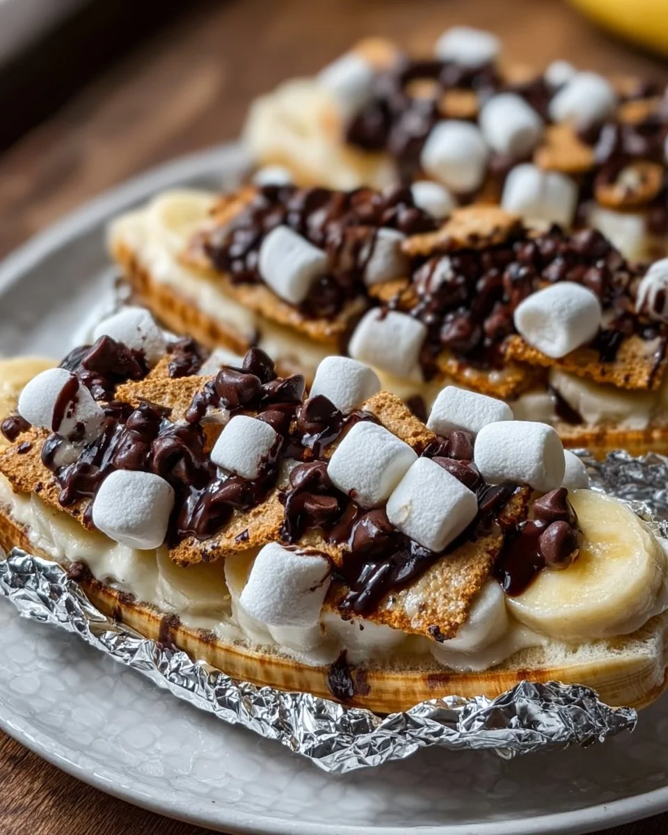 Banana Boat Dessert