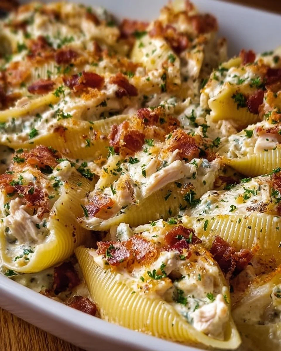 Crack Chicken Stuffed Shells