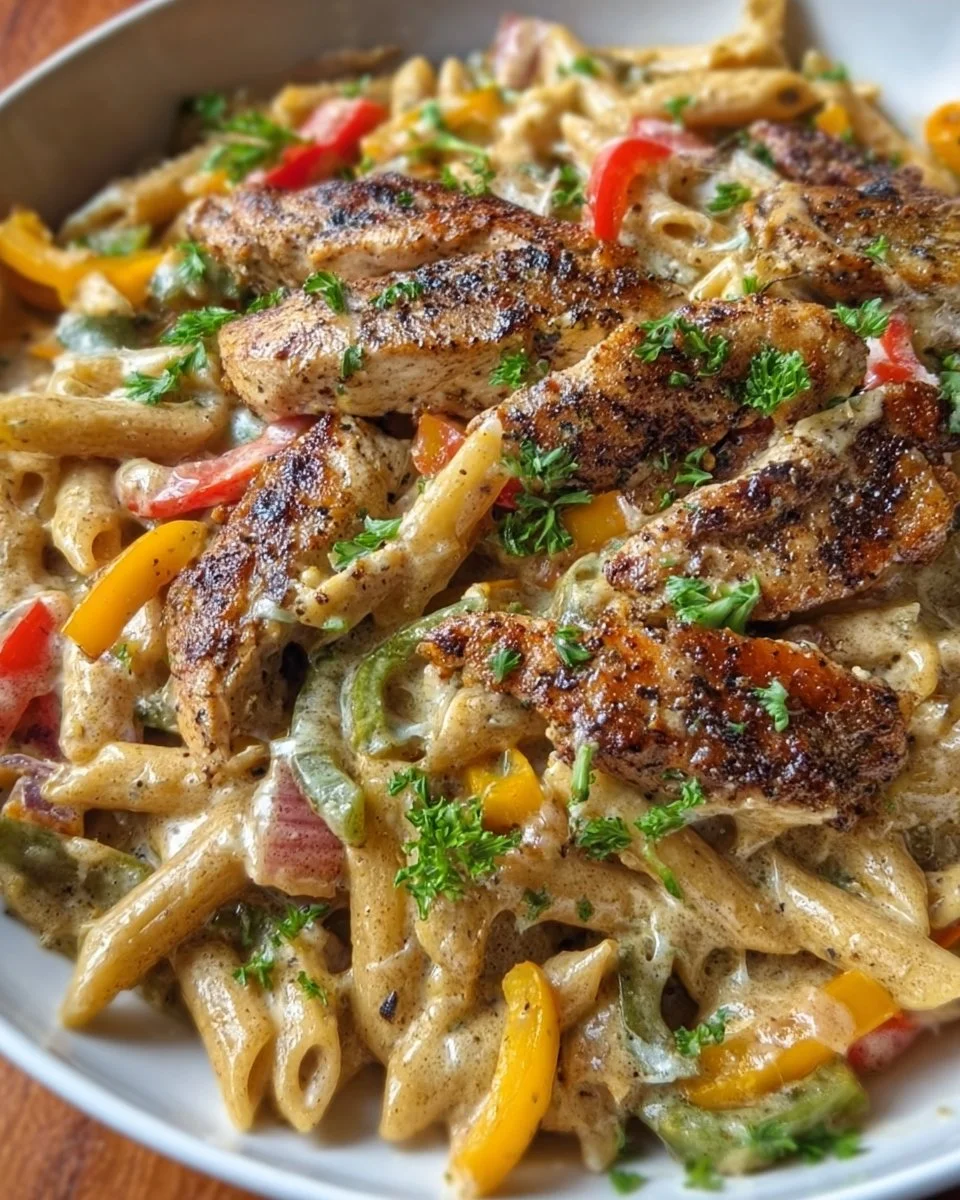 Creamy Jerk Chicken Rasta Pasta