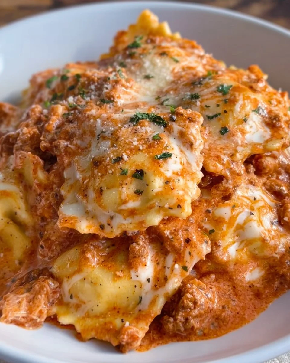 Crockpot Million Dollar Ravioli