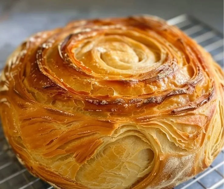 Croissant-Style Sourdough Loaf
