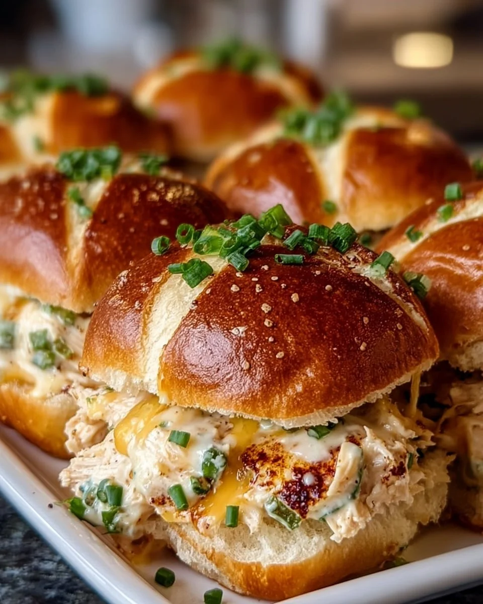Jalapeño Ranch Chicken Sliders