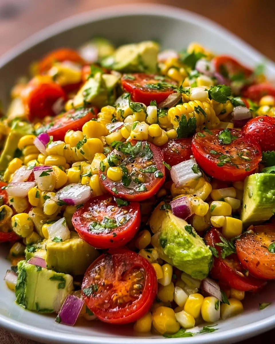 Summer Corn Salad with Avocado
